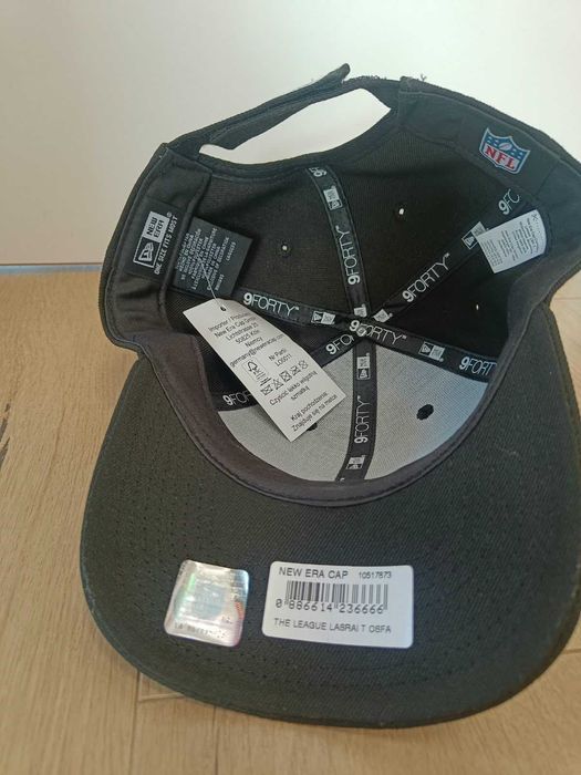 New Era 9FORTY NFL Las Vegas Raiders Team M-Crown Black czapka z daszkiem nowa