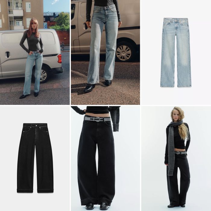 Джинси wide leg, baggy Zara, 34