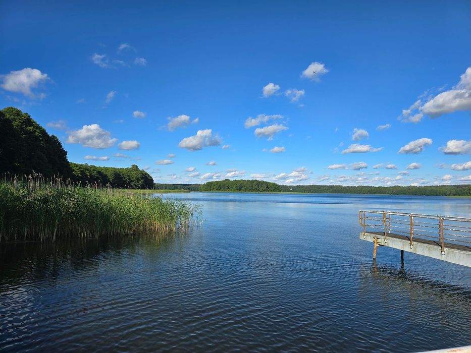 Działka nad jeziorem Jasień