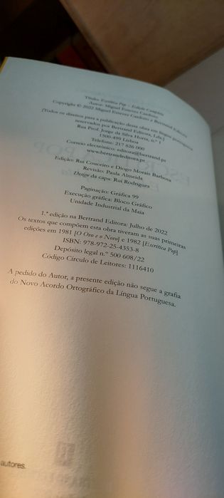 Escrítica Pop - Miguel Esteves Cardoso