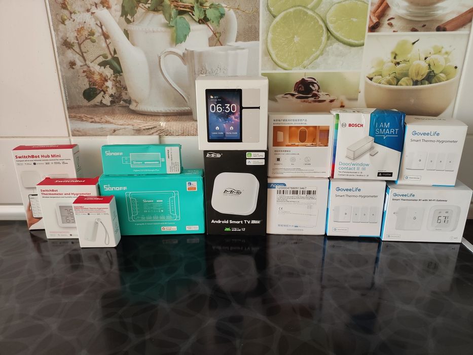 Розумна сенсорна панель керування Tuya Smart Home Panel 3.5" + 3 вимик