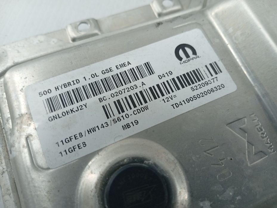 Centralina ECU - FIAT 500 C (312_) | 09 -