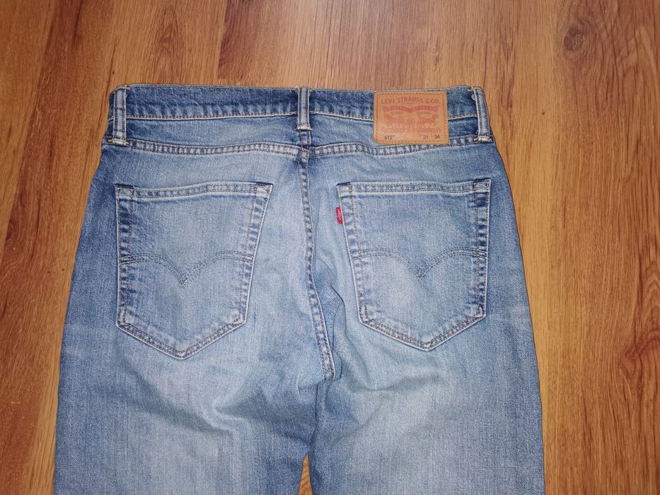 Levi's 512 W31 L34 spodnie jeansowe jeansy Levis