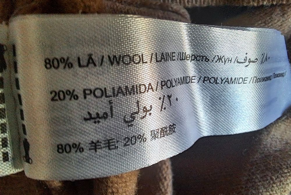 Pullover Homem Giovanni Galli (Tam. 50 / M-L) – 80% Lã Bege/Camel