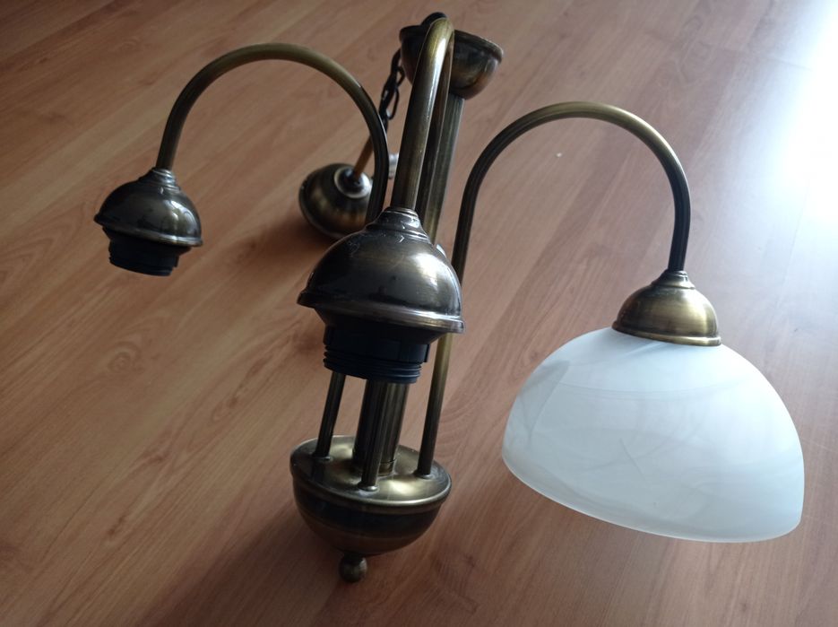 Lampa wisząca  - ciemna satyna