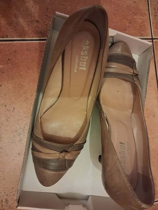 Buty wyjściowe brązowe