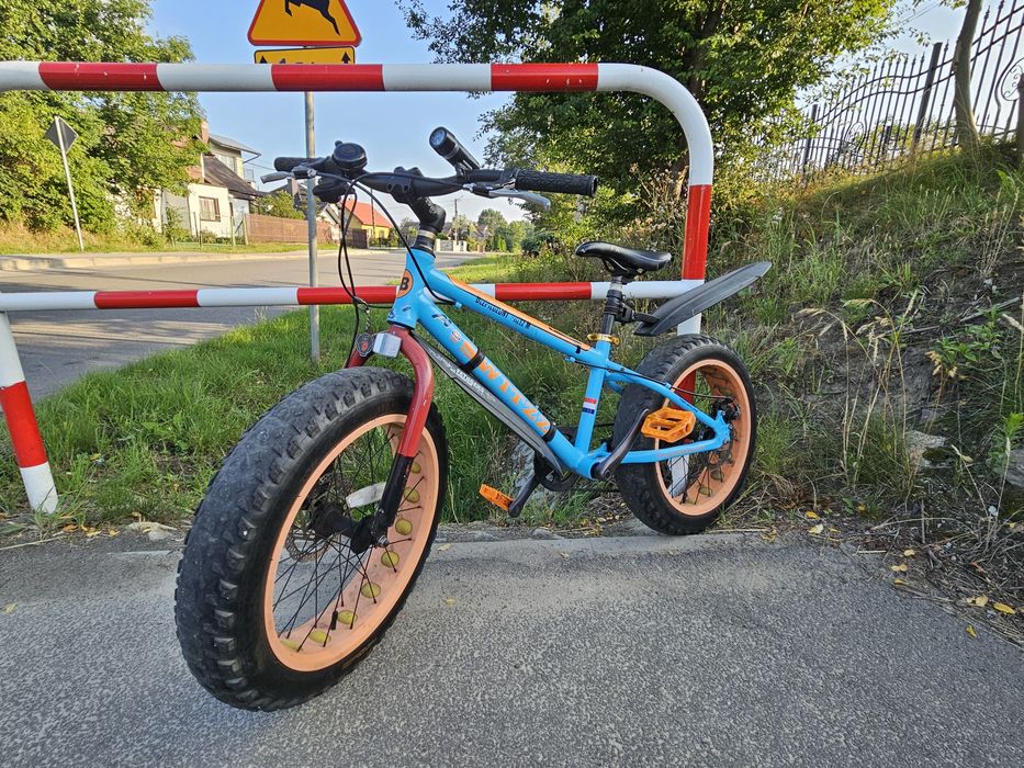 Rower fat bike 20 cali Brutus dla dzieci ładny okazja