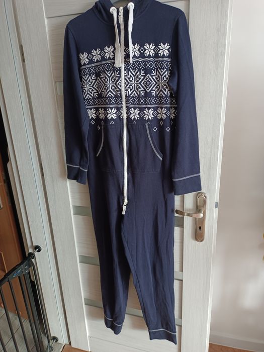 Kombinezon, piżama męska ocieplana, r. XL