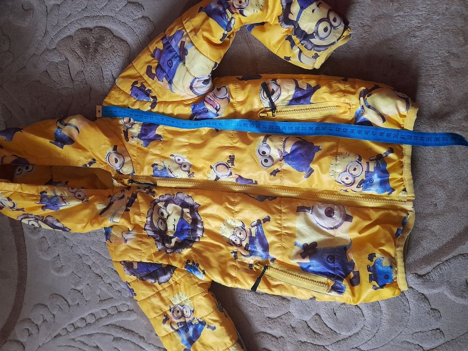 Куртка деми/миньоны/7-9лет