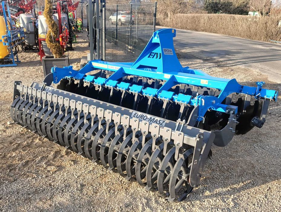 brona talerzowa Euro-Masz/bez hydro/talerzówka CIĘŻKA, talerze 510/560