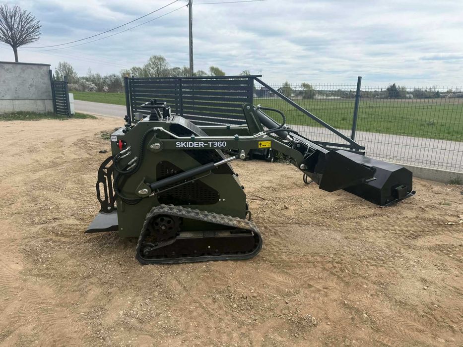Mini ładowarka 4x4 kompaktowa 15KM Skider do ogrodu budowy T-360 PRO