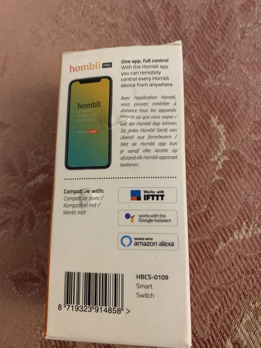 Hombli smart switch розумний wi-fi перемикач