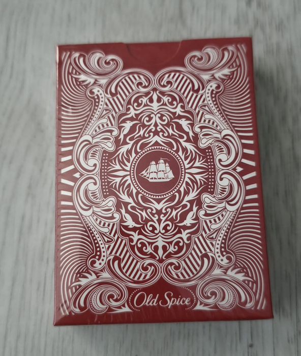 Nowa zafoliowana talia kart do gry Old Spice