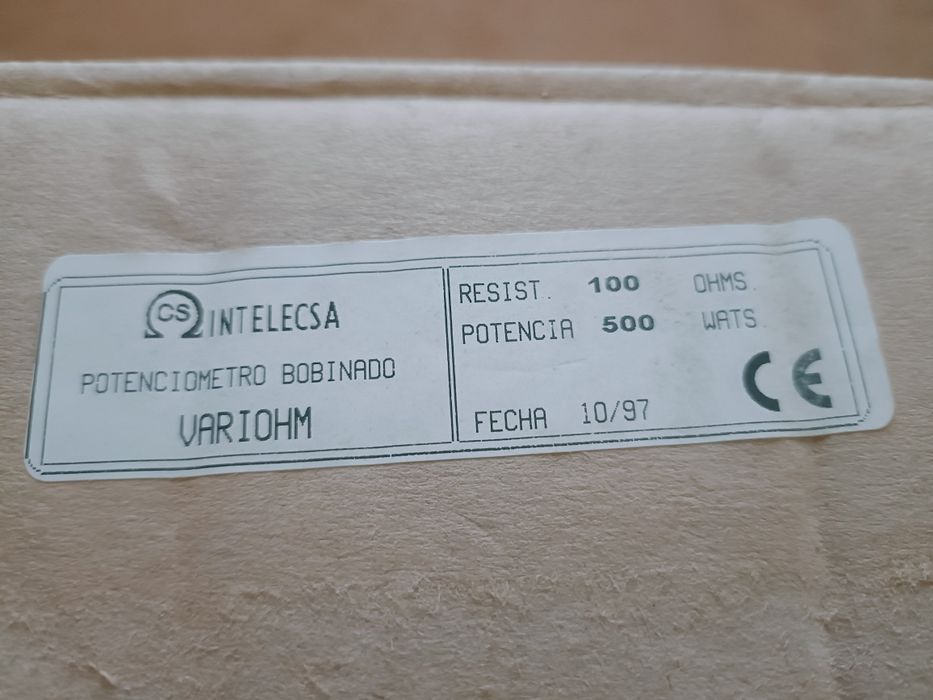Potenciómetro bobinado Variohm