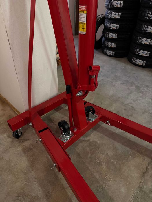 Grua hidráulica rebatível e ajustável para motores (capacidade 2 toneladas) KraftMuller