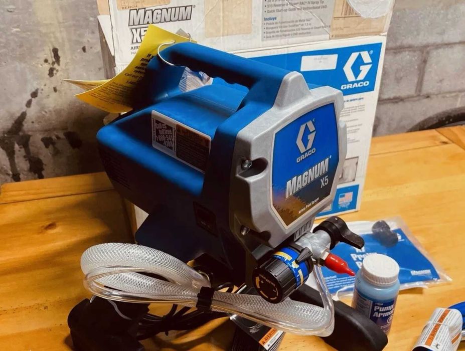 Graco magnum x5 pro Agregat malarski Nowy kompletny waz 7,5m pistolet