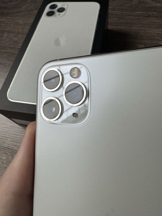 Iphone 11 pro max 256gb, neverlock, silver, white