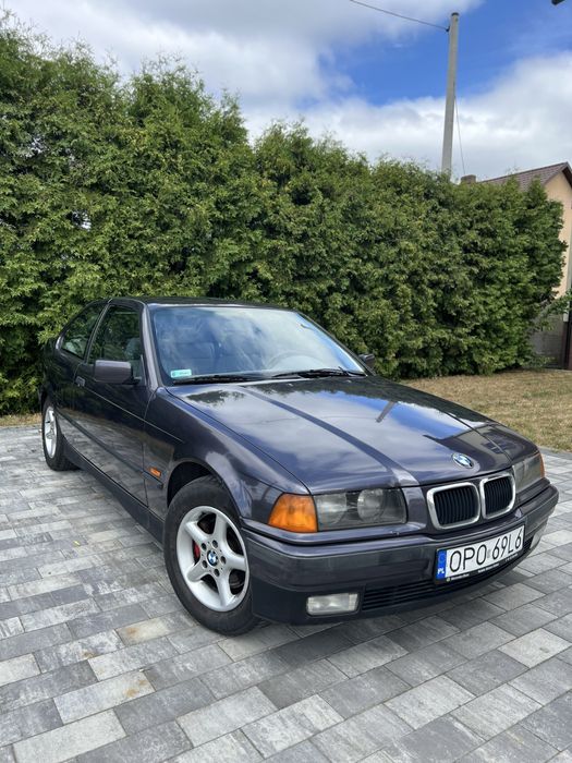 BMW E36 318ti m44b19 140 km 1997r Kirunaviolett metalic Ładny stan w oryginale