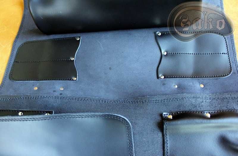 Torba etui pokrowiec na noże CZARNA DWOINA model1 torba szefa kuchni