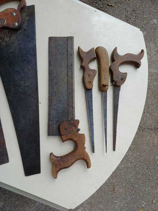 Diversos serrotes, de carpinteiro – Peças Vintage