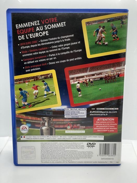 UEFA Euro 2008 PS2 (FR) PlayStation 2 Po Francusku