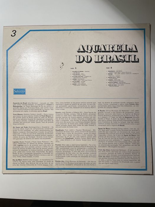 Discos vinil Gal Costa, Aquarela do Brasil e Roque Santeiro