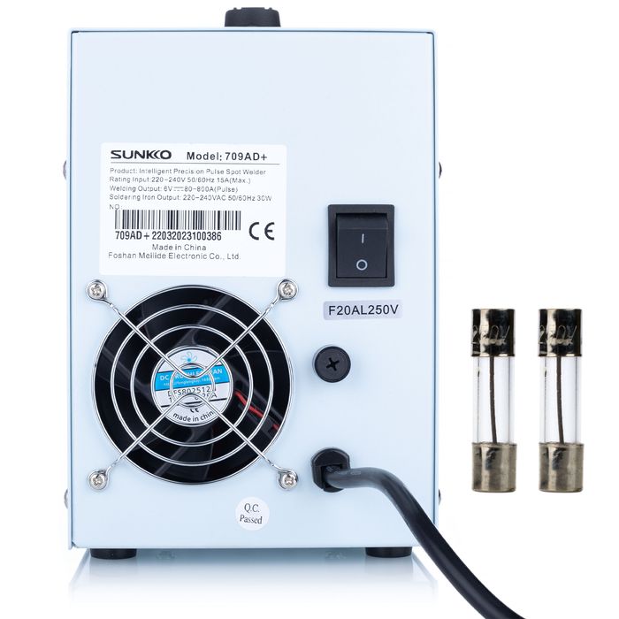 Zgrzewarka do Ogniw Sunkko 709AD+ – 3,2 kW, 30–800A