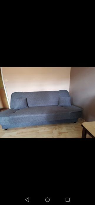 Sofa dwuosobowa szara