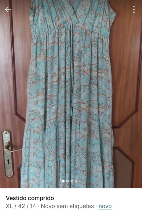 Vestido comprido muito fresquinho