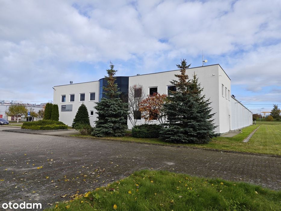 Hala produkcyjna z zapleczem socjalnym 3000m2 na działce pow. 3ha