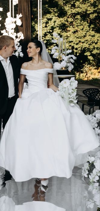 Продам білу пишну весільну сукню від Luce Sposa, не вінчана!
