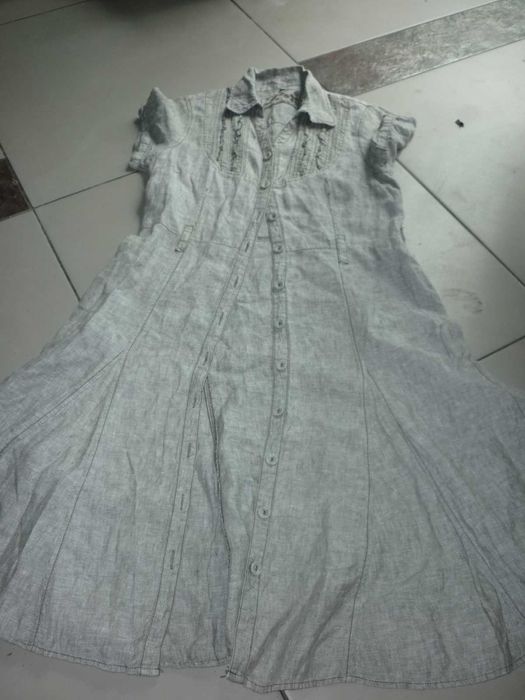 Rocha. John Rocha sukienka 100% len