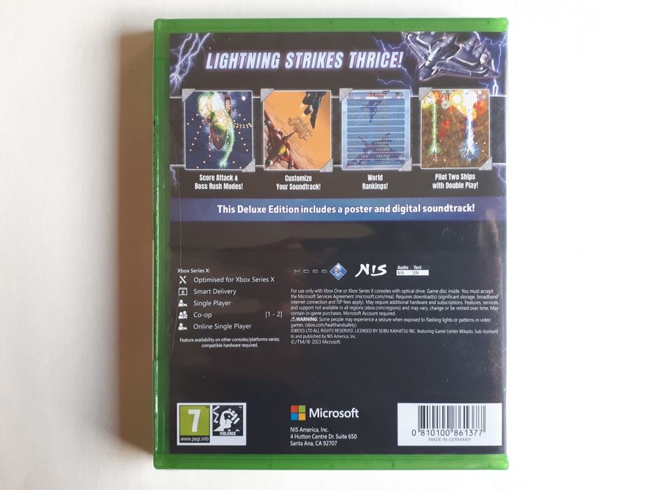 Raiden III x Mikado maniax (Selado) Xbox