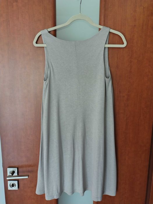 H&M nowa tunika beżowa krótka sukienka XS/S 34/36