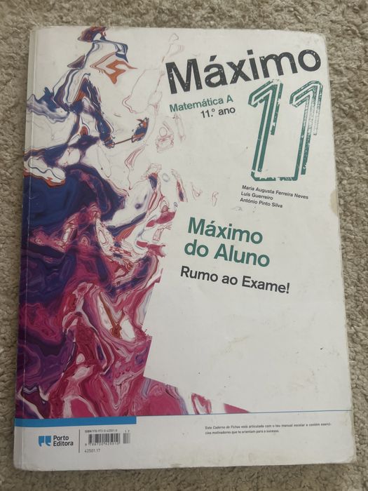 Caderno de fichas Maximo 11 matemática A