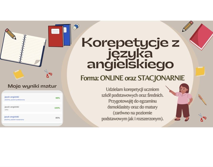 Korepetycje z Języka Angielskiego Online