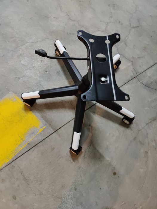 Pé com rodas e amortecedor para cadeira gamer