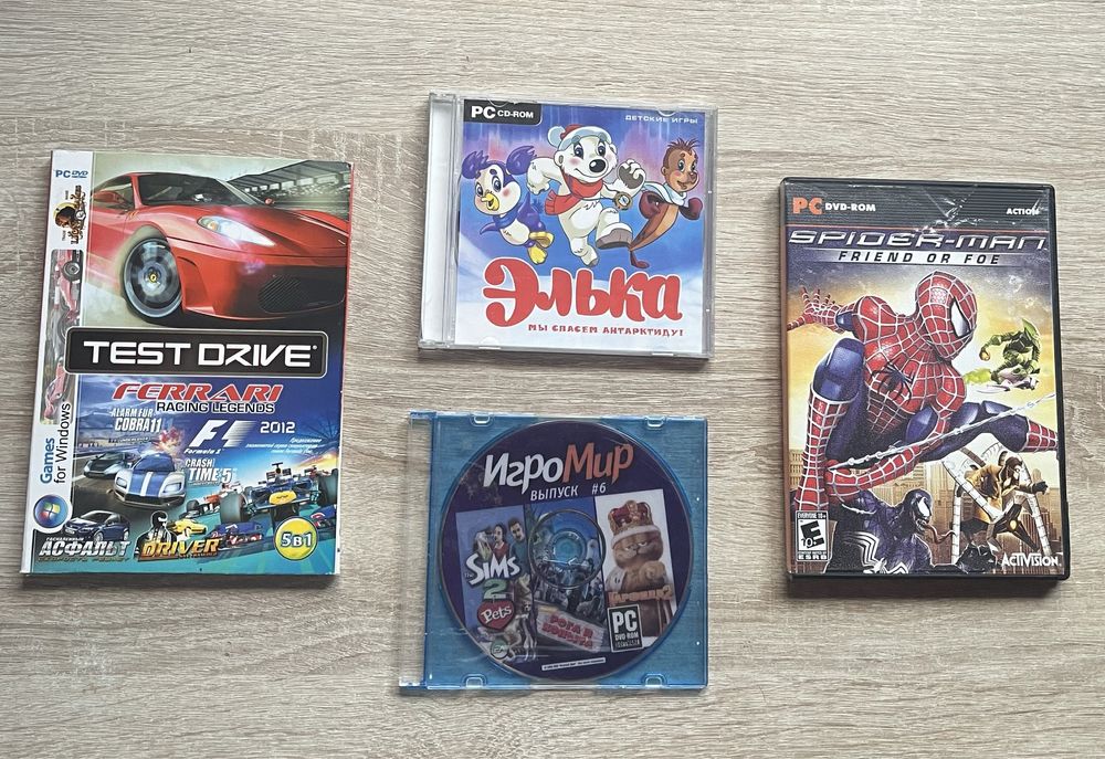 DVD ДИСКИ з колекційними відеоіграми