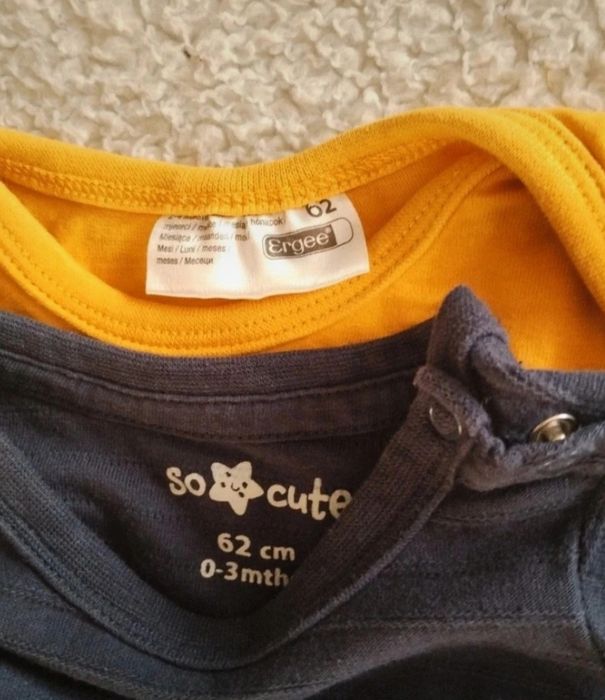 Body z długim rękawem chłopięce rozm. 62