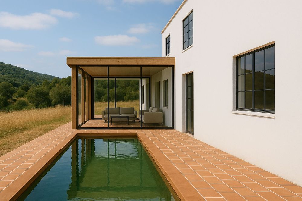 Moradia frente barragem do Funcho