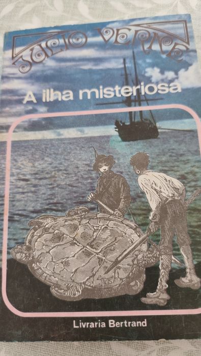 Livro antigo Júlio verne