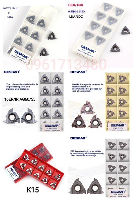 Різці різьбові, пластини токарні твердосплав резцы