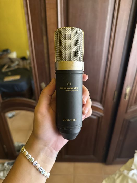 Microfone Marantz com suporte