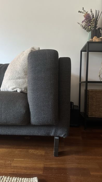 Sofa Ikea Nockby Cinza Antracide