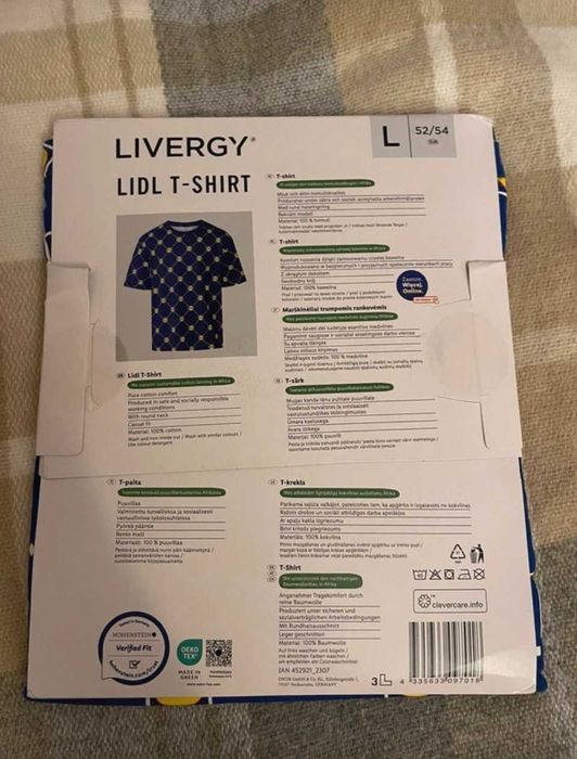 Koszulka Lidl Livergy M dla fana dwa rozmiary