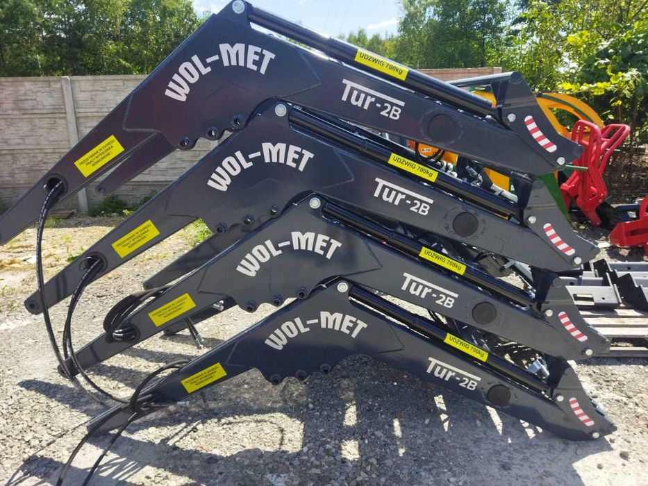Ładowacz czołowy TUR 2B WOL-MET 700 kg 3,4 m 3-sekcyjny euro DOSTAWA