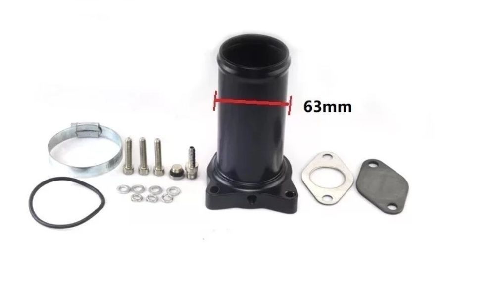 Supressor EGR Motores Grupo VAG 1.9 TDI PD 130;150; 160cv -63mm Preto