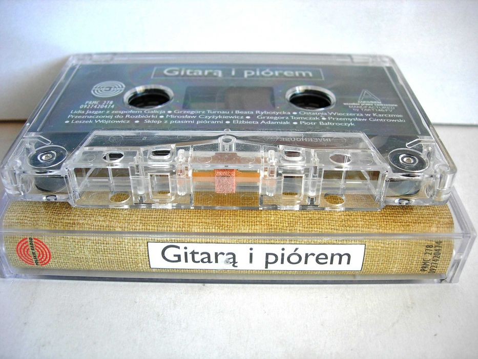 Składanka "Gitarą i piórem" 2001 kaseta magnetofonowa Program 3