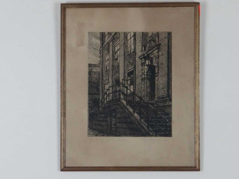 Obraz litografia 1918 r O.Hyndsburg