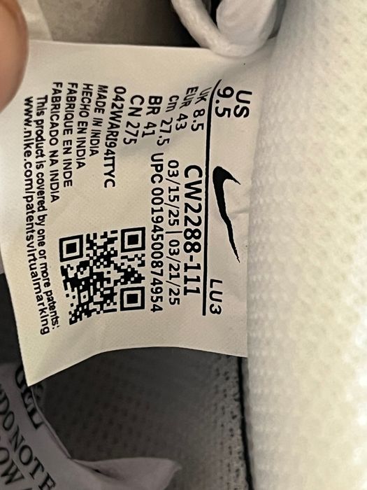 Nike Air Force 1’07 CW2288-111 rozm.43